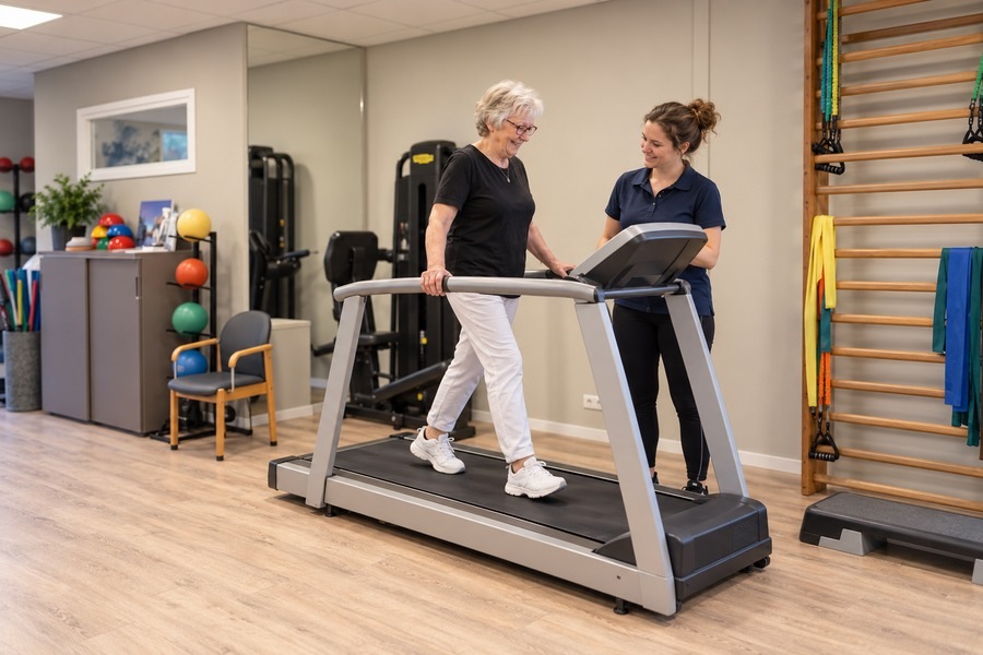 Gesuperviseerde looptraining bij etalagebenen bij Verdipark Fysiotherapie in Almelo